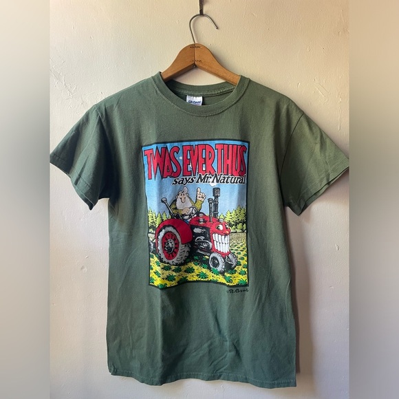 R. Crumb Twas Ever Thus Keep On Truckin’ Comic Graphic Tee Shirt NWOT - Picture 1 of 7